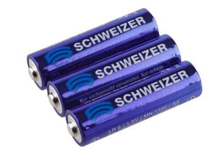 3er-Pack AA Mignon-Alkali-Mangan-Batterien