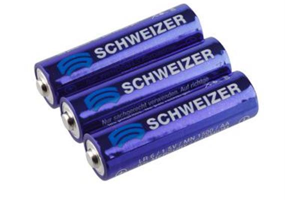 3er-Pack AA Mignon-Alkali-Mangan-Batterien