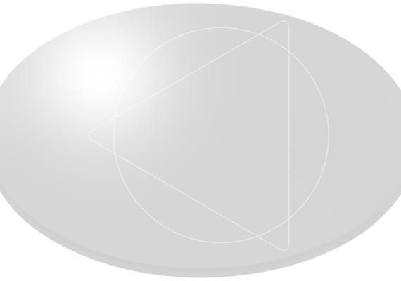 ML Plano matt okkludiert 3,0mm, Visus 0