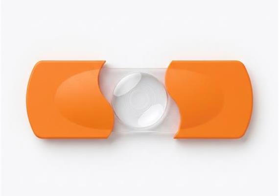 Schiebelupe Coil orange