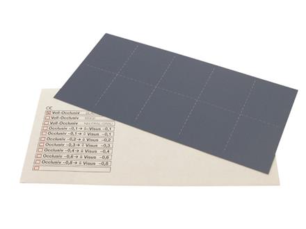 Voll-Okklusion, schwarz, Einzel