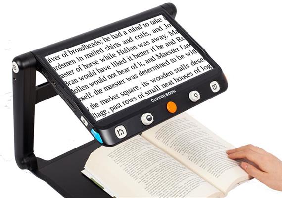 Clover Book Lite sans OCR, Videoloupe 12,5"