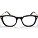 Monture Roma S, noir/argent