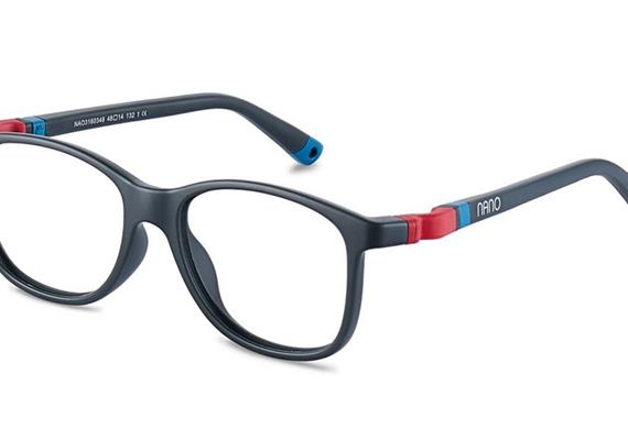 Nano Quest3 gris foncé mat/rouge 52