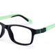 NanoGlow Crew3 noir mat/vert Glow 46