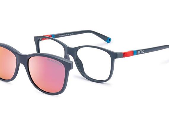 NanoSolar Quest3 gris foncé mat/rouge 52