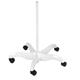 Professionel pied de sol 5 branches, blanc