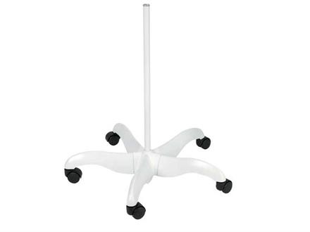 Professionel pied de sol 5 branches, blanc