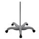 Professionel pied de sol 5 branches, gris