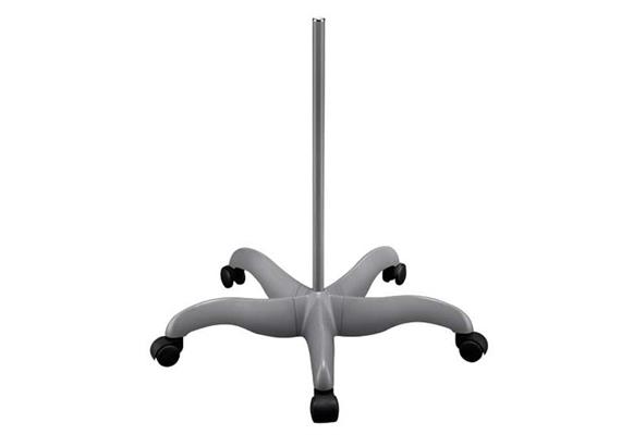 Professionel pied de sol 5 branches, gris