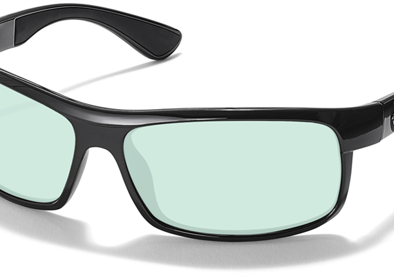 Sun 7 noir PC +AR ML Emerald light
